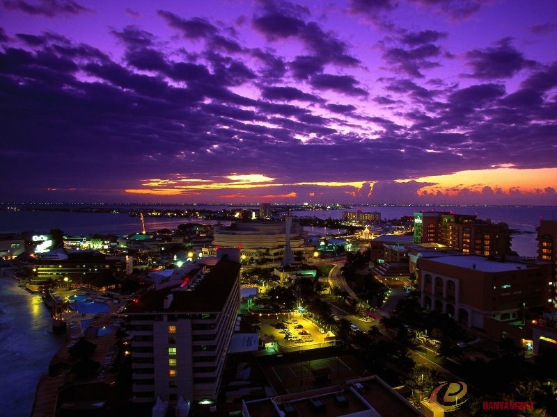 Cancun at Twilight, Mexico.jpg