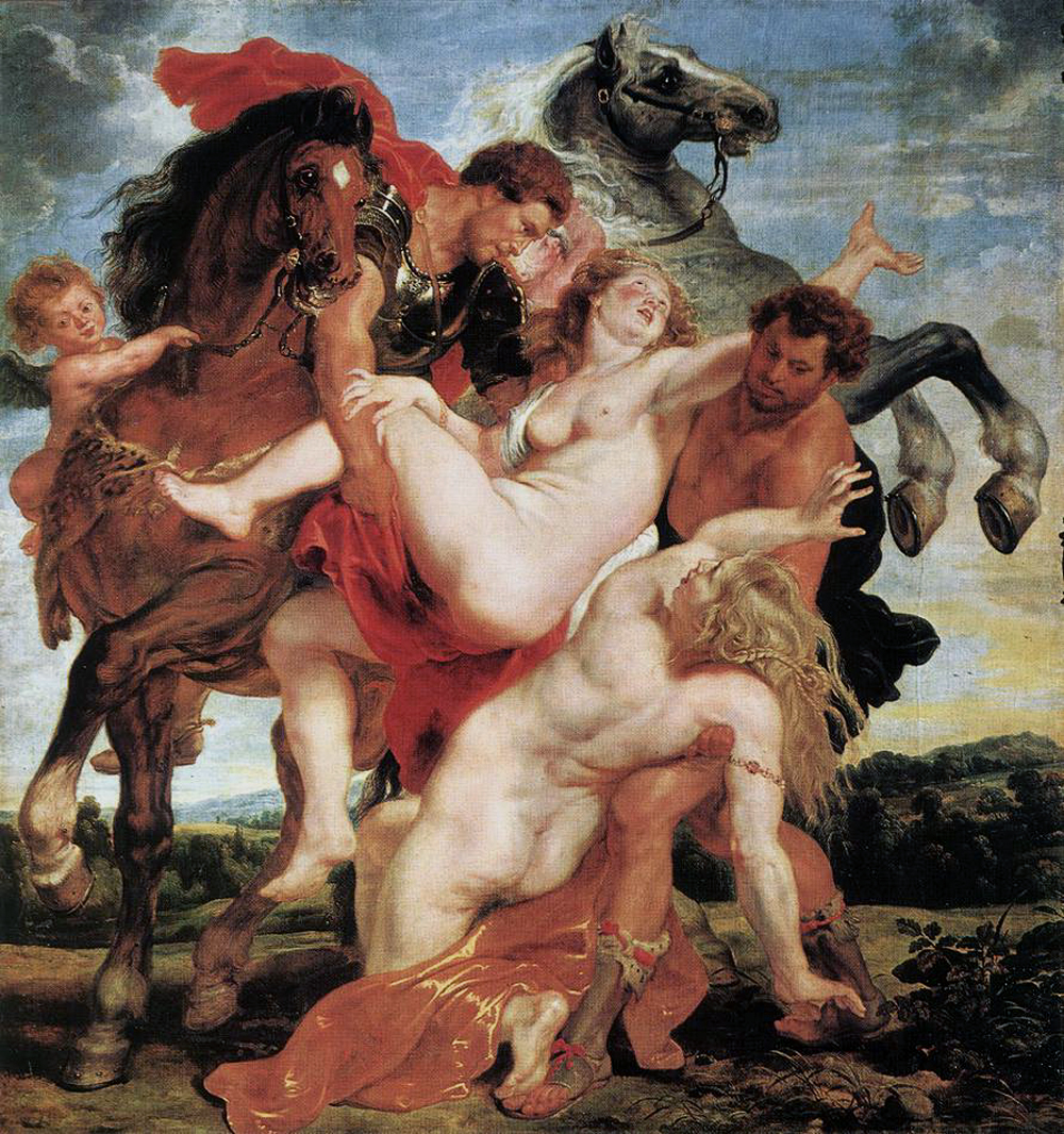 《12》Peter Paul Rubens (彼得·保罗·鲁本斯) Rape of the Daughters of Leucippus（.jpg