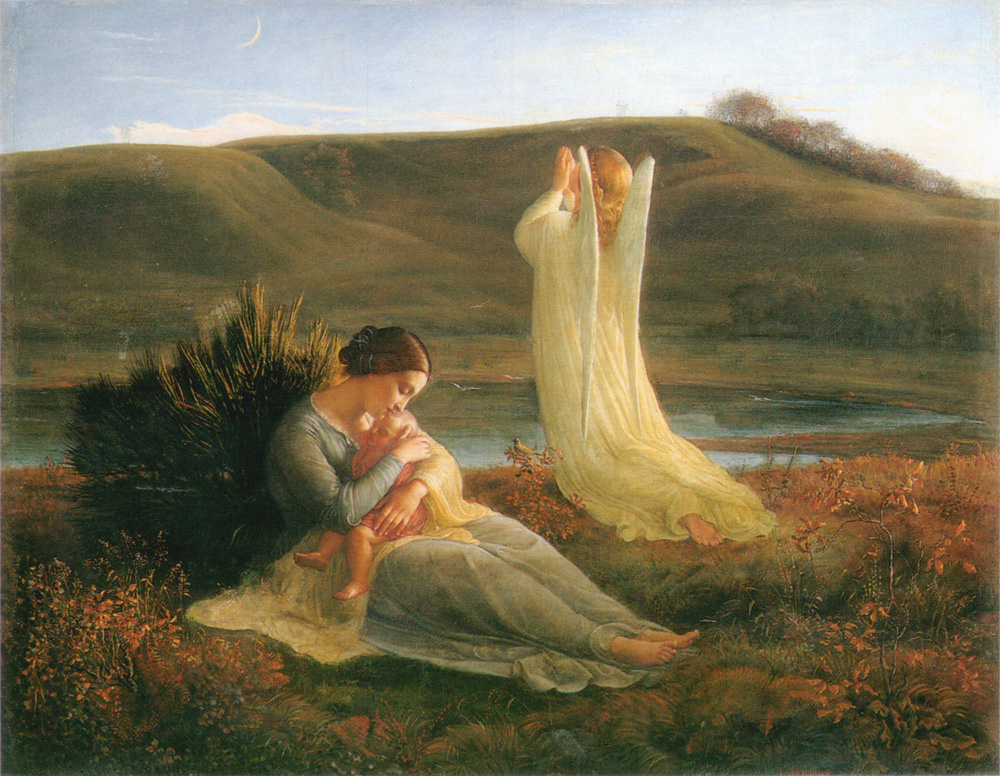 Anne Francois Louis Janmot (安妮·弗朗索瓦·路易) L Ange Et la Mere（天使和母亲）.jpg