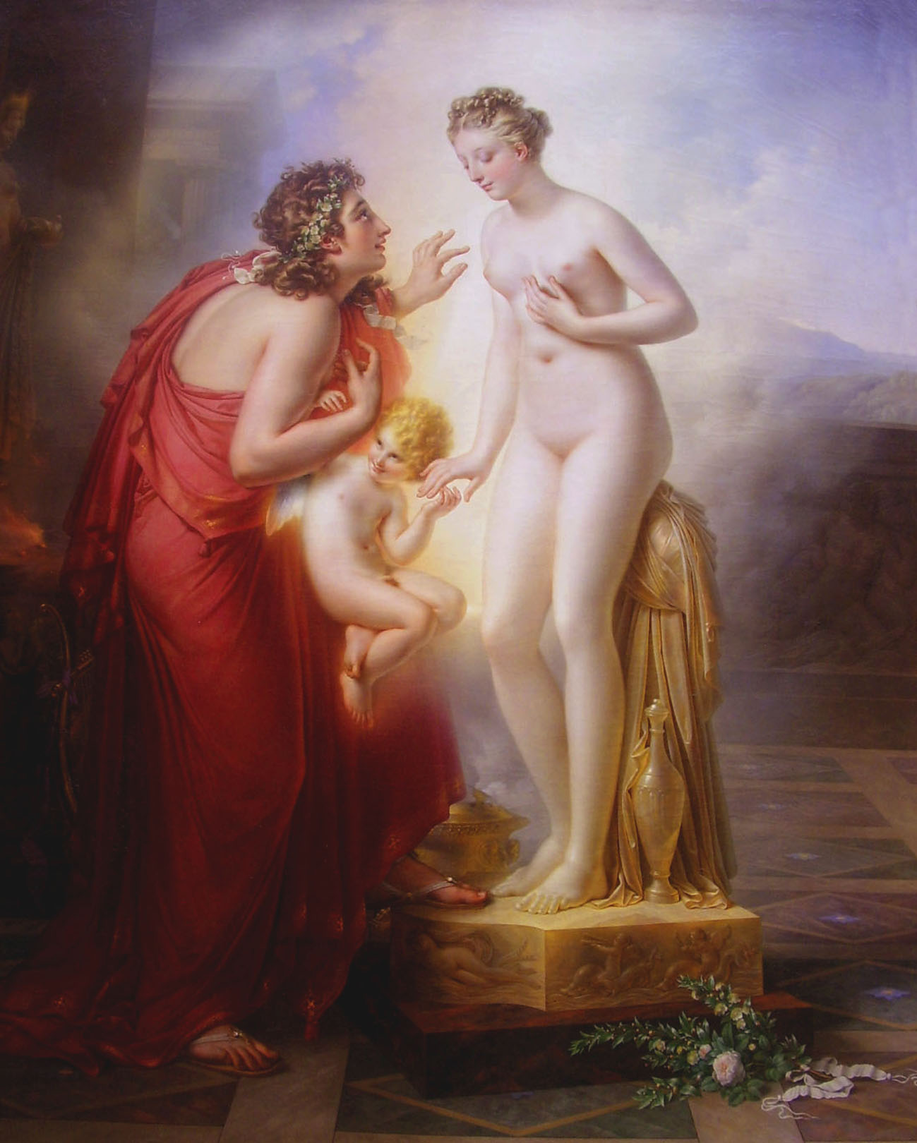 Anne Louis Girodet Trioson (安·路易·杰罗德特·特里奥松) Pygmalion and Galatea（.jpg