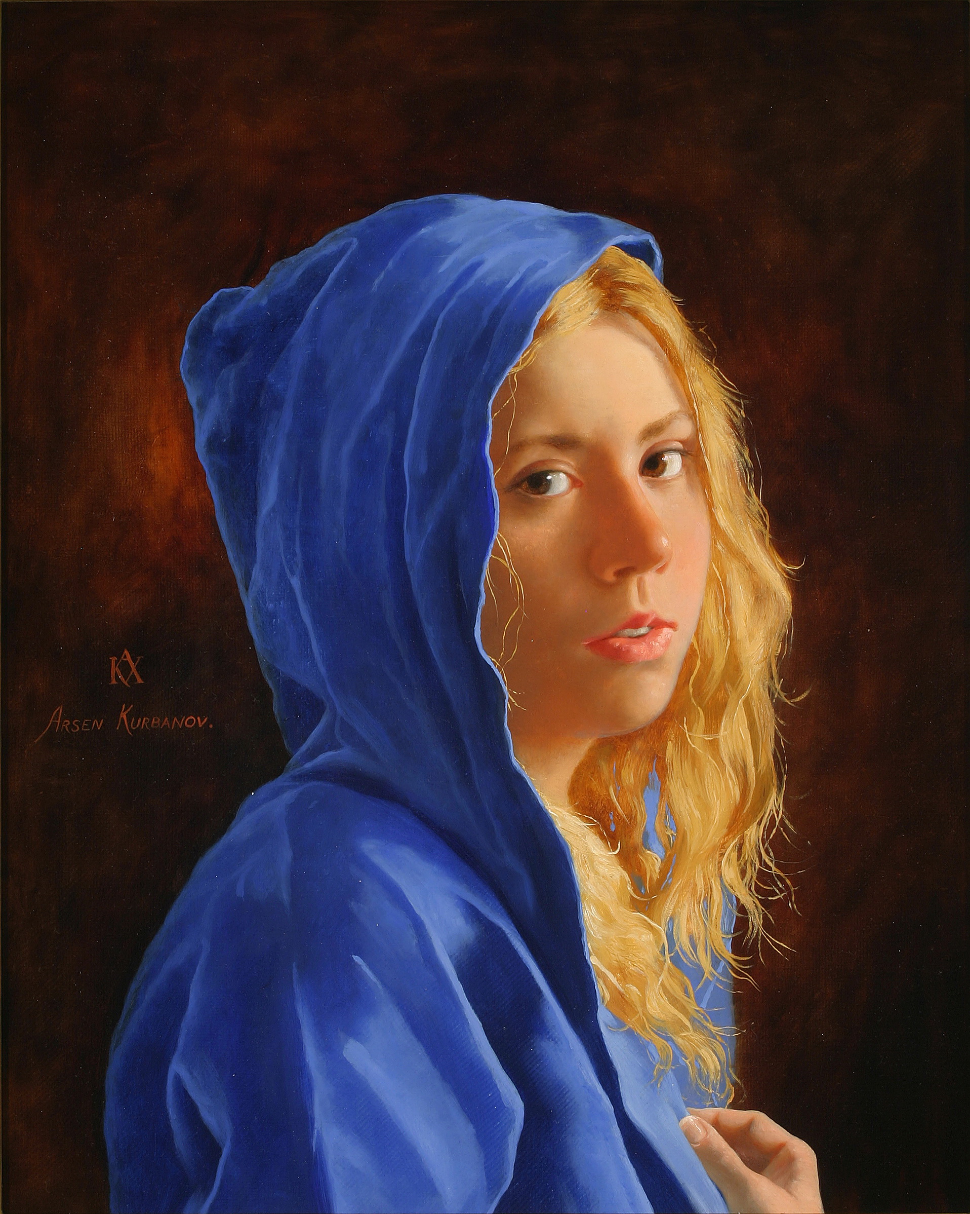 Arsen Kurbanov (阿森·卡巴诺夫) Girl in Blue（穿蓝衣的女孩）.jpg