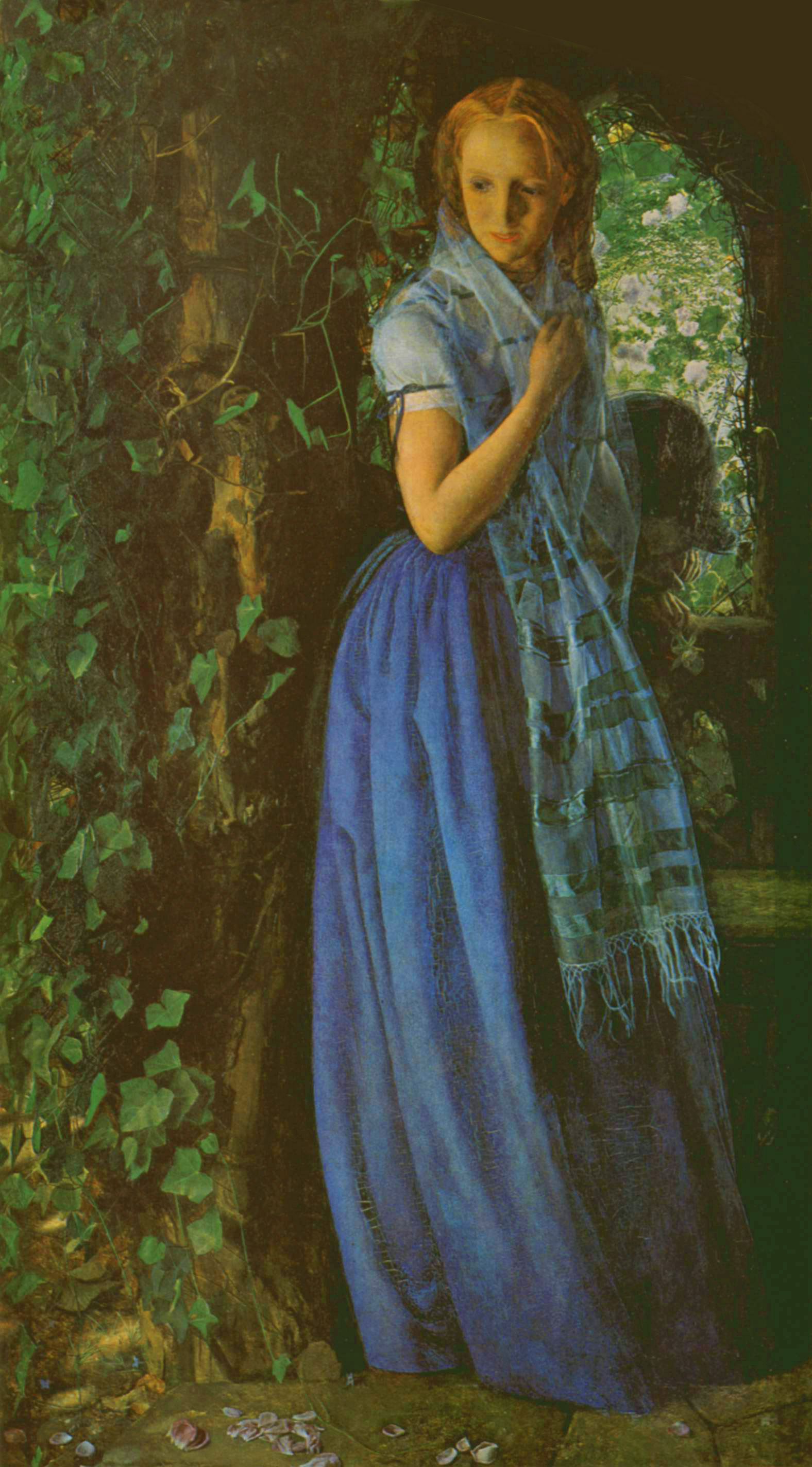 Arthur Hughes (亚瑟·休斯) April Love（四月的爱）.jpg