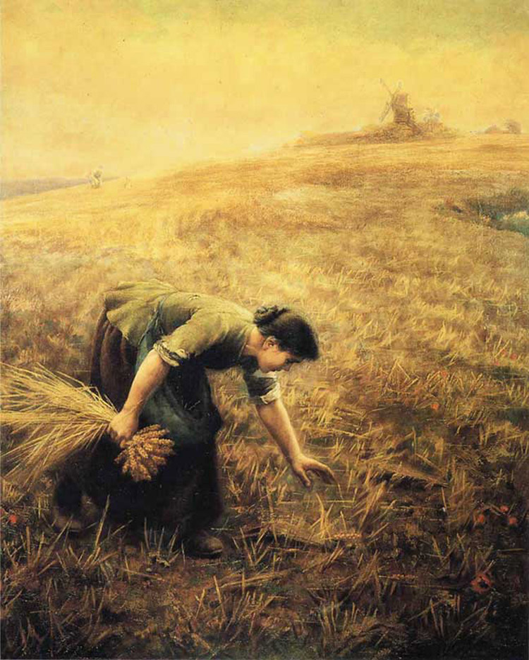 Arthur Hughes (亚瑟·休斯) Gleaning（拾遗）.jpg