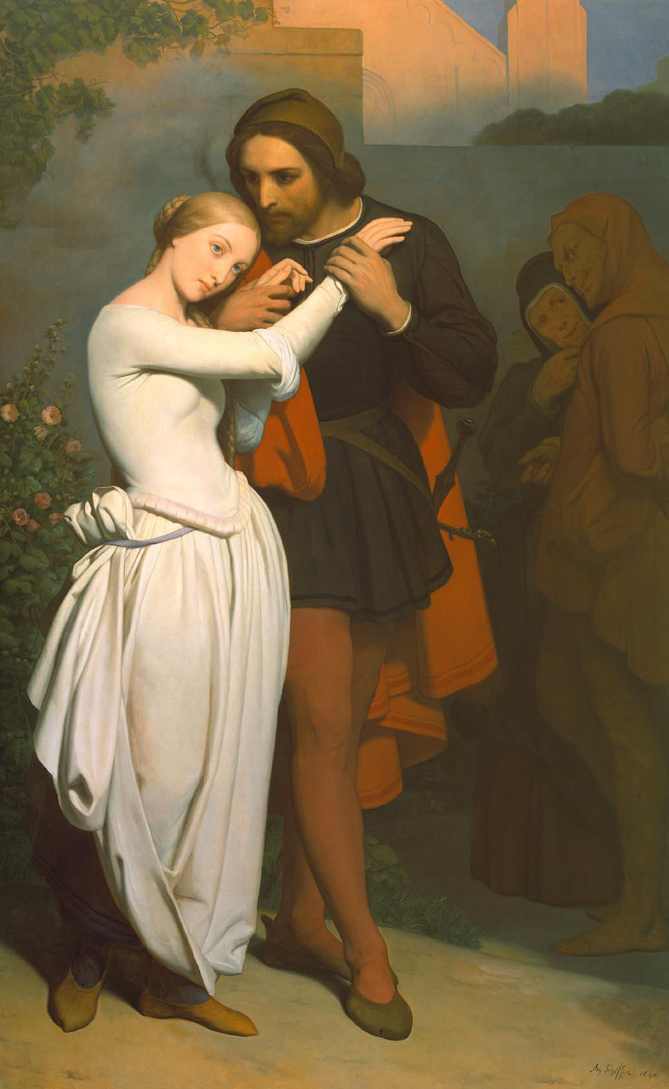 Ary Scheffer (阿里·谢佛尔) Faust and Marguerite in the Garden（浮士德和玛格丽特.jpg