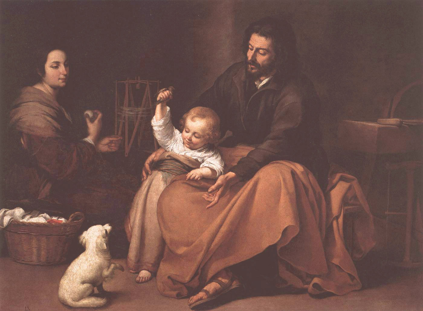 Bartolome Esteban Murillo (巴托洛梅·埃斯特万·穆里罗) The Holy Family（圣洁家庭）.jpg