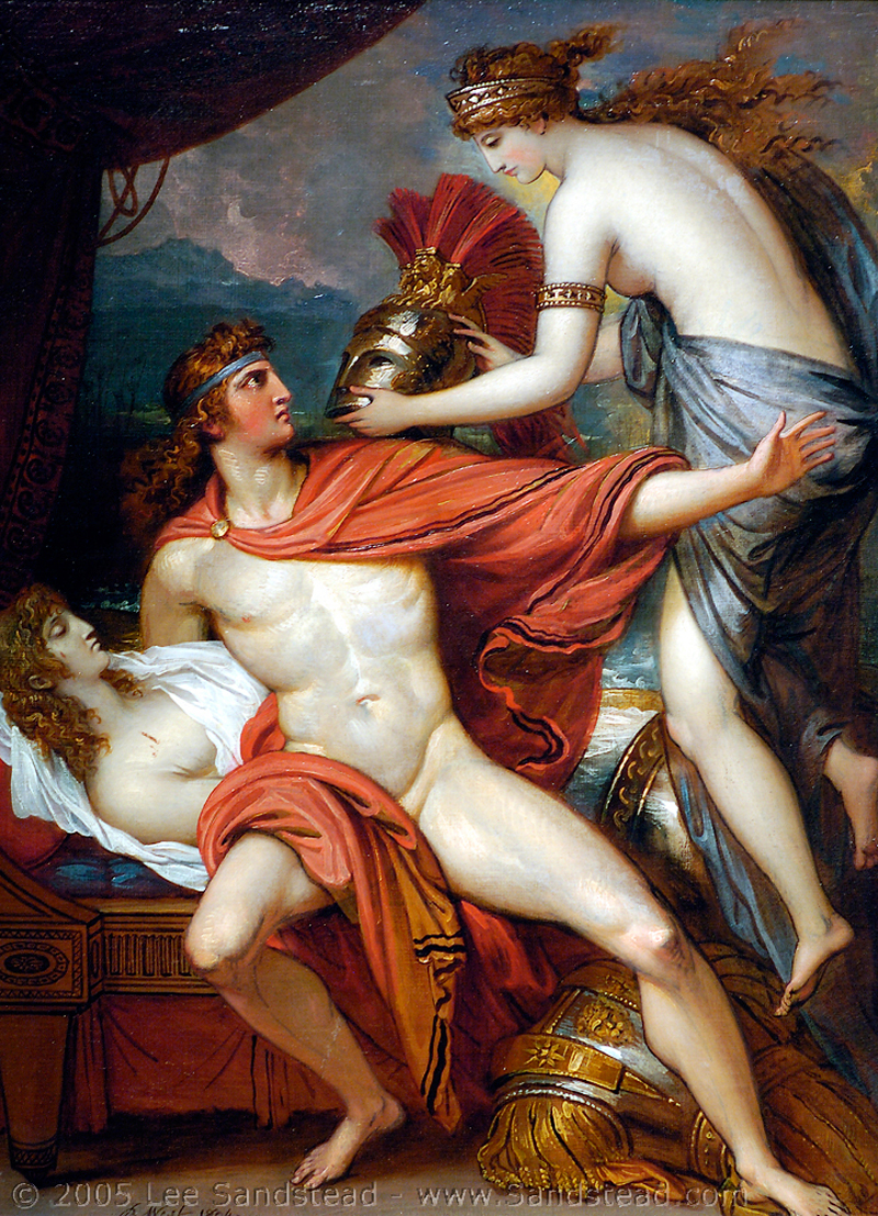 Benjamin West (本杰明·韦斯特) Thetis bringing the Armor to Achilles（西蒂斯为阿.jpg