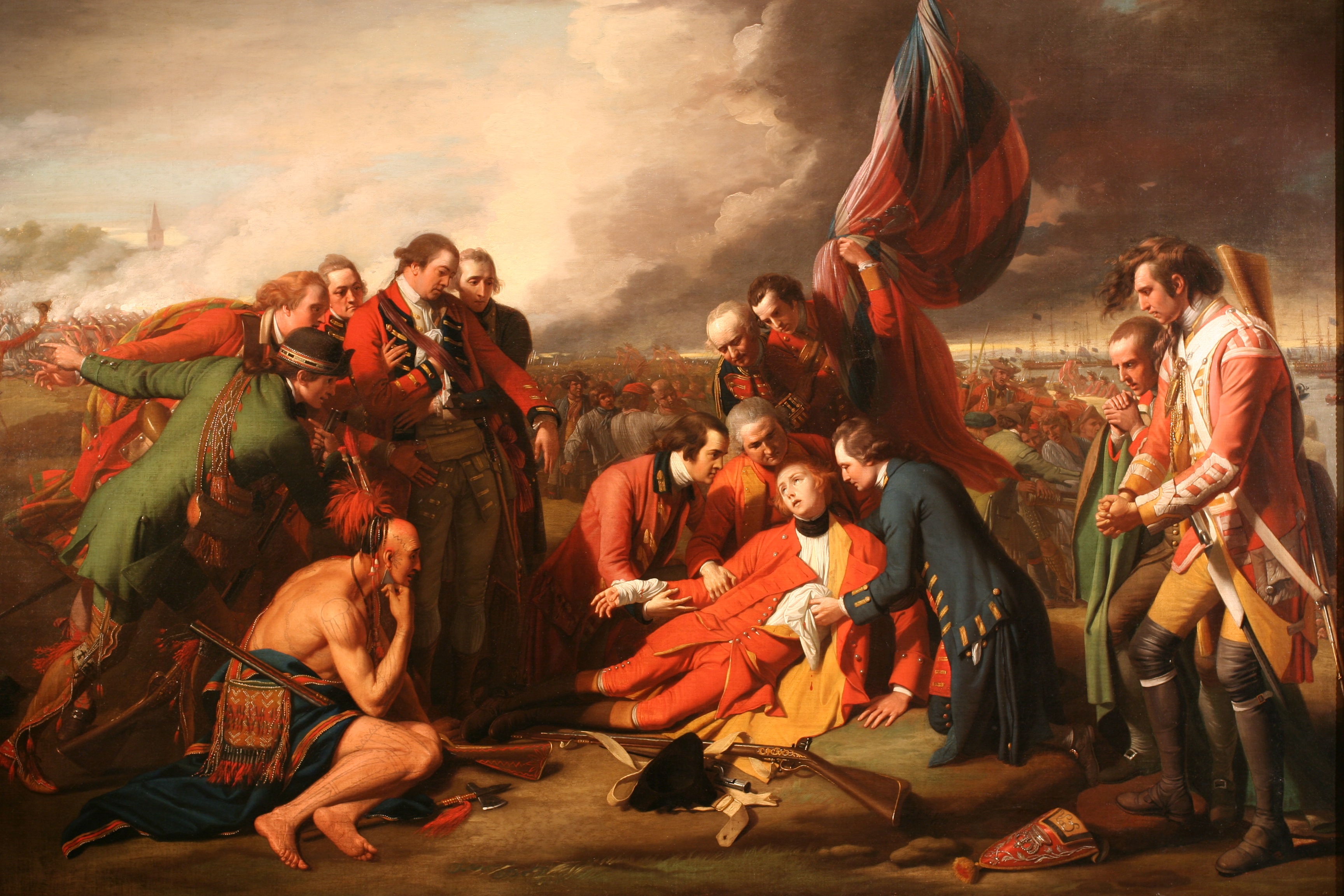 Benjamin West (本杰明·韦斯特) The Death of General Wolfe（沃尔夫将军之死）.jpg