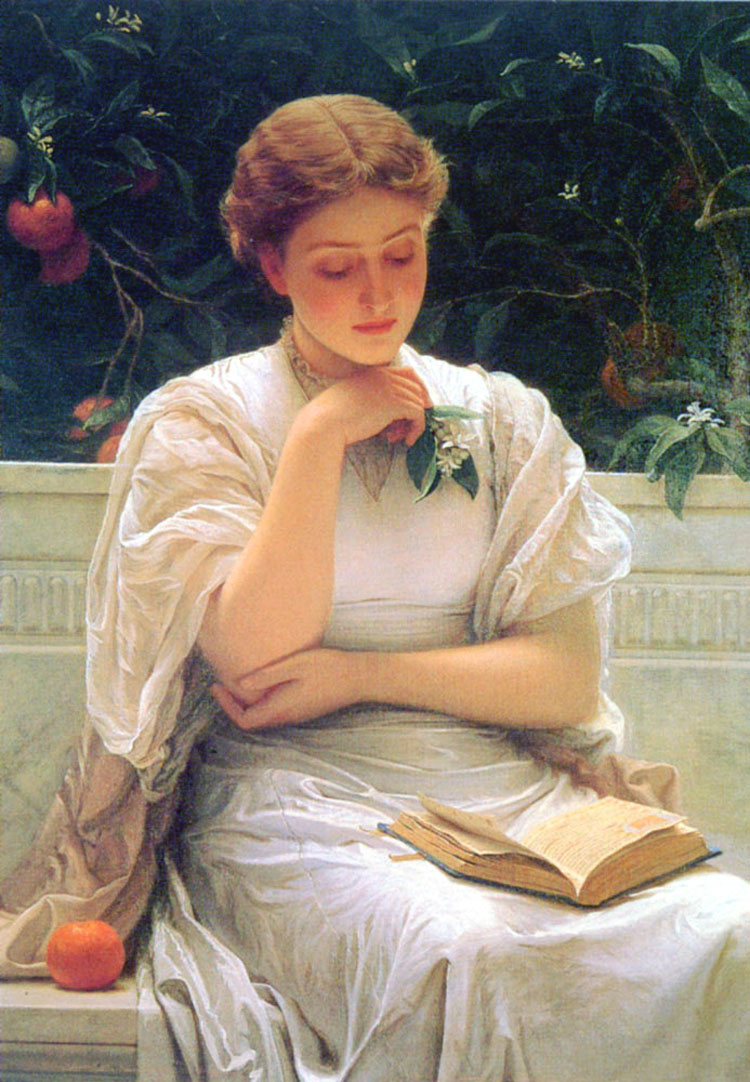 Charles Edward Perugini (查尔斯·爱德华·佩鲁吉尼) In The Orangery（在橘园）.jpg