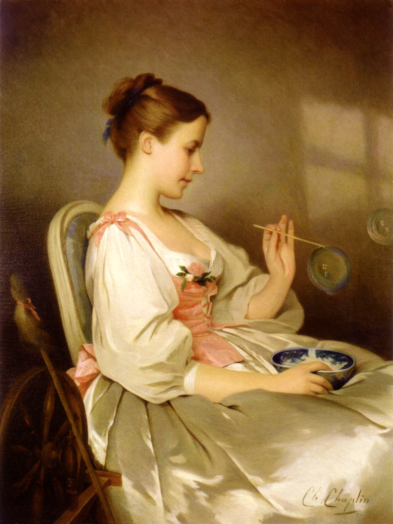 Charles Joshua Chaplin (查尔斯·乔舒亚·卓别林) The Soap Bubbles（肥皂泡）.jpg