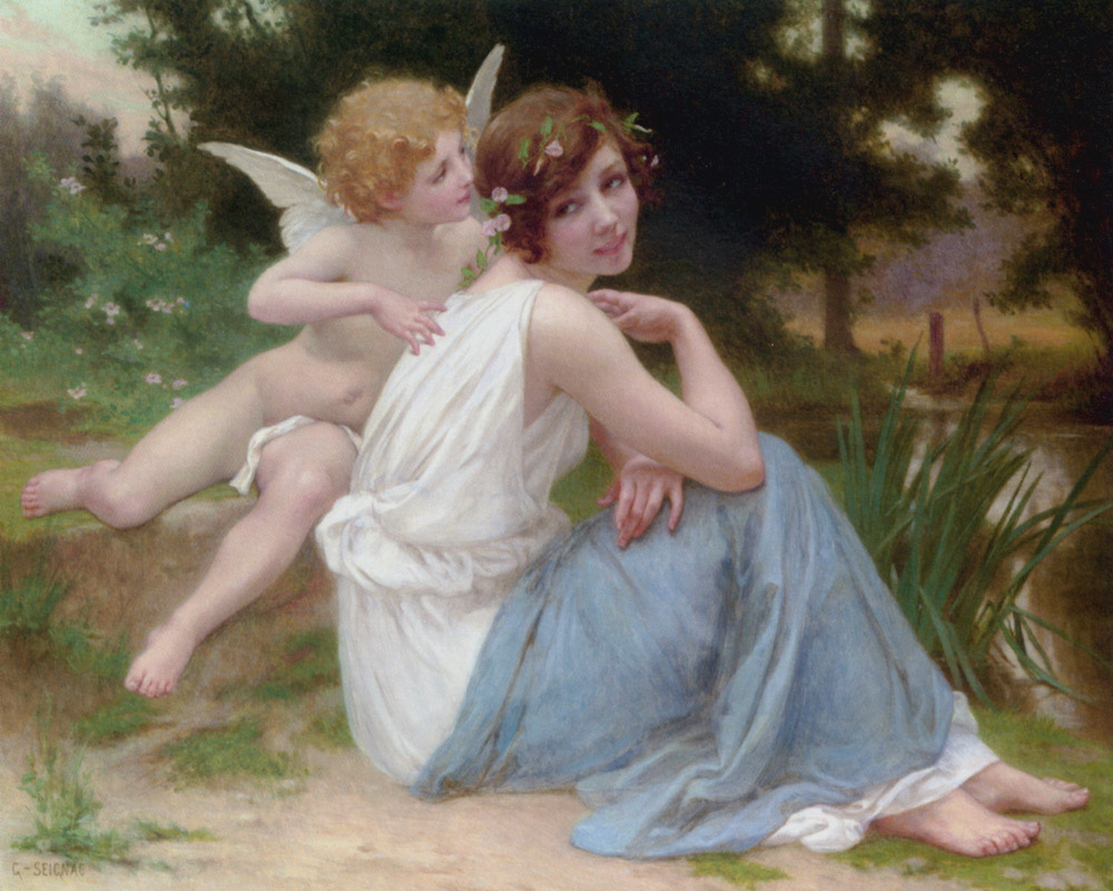 Guillaume Seignac (娄梅·赛涅克) Cupid and Psyche（维纳斯和丘比特）.jpg