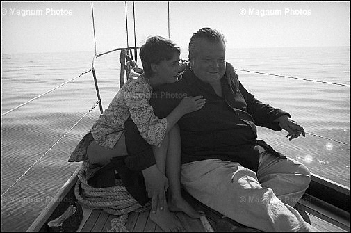 Jugoslavia, Hvar. Sul set del film \\'Corpo morto\\' di Orson Welles -2.jpg