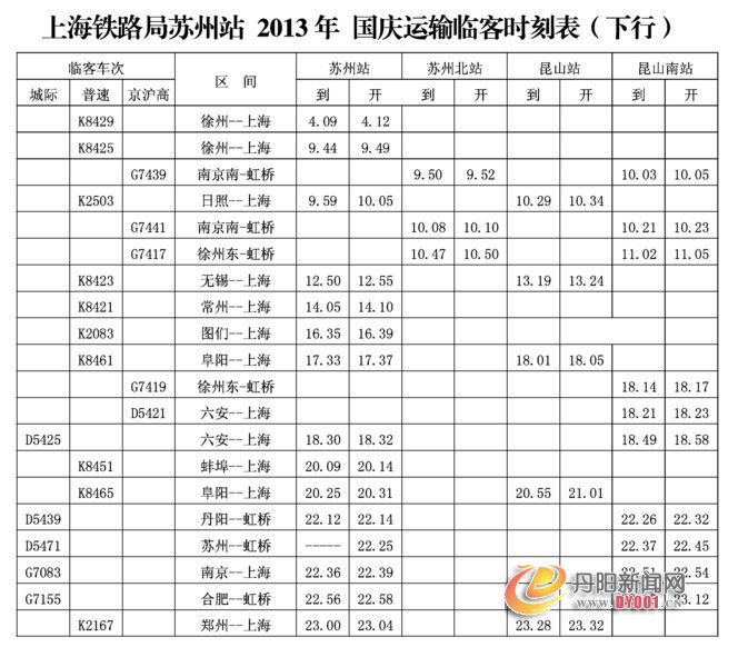 2013年苏州站国庆临客 下行.jpg