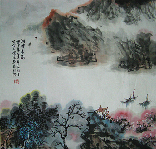 湖畔春潮.jpg