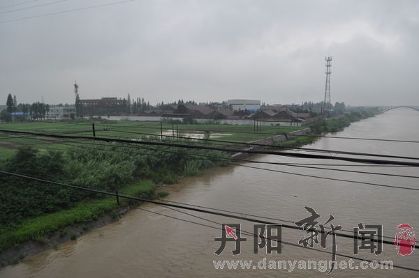 土地被淹没了，水位上涨了。