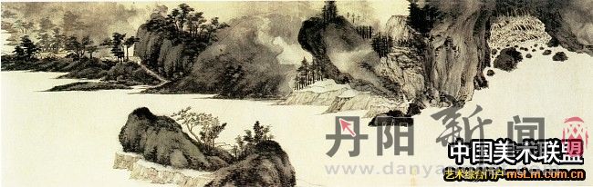 烟江叠嶂图(部分) 文徵明.jpg